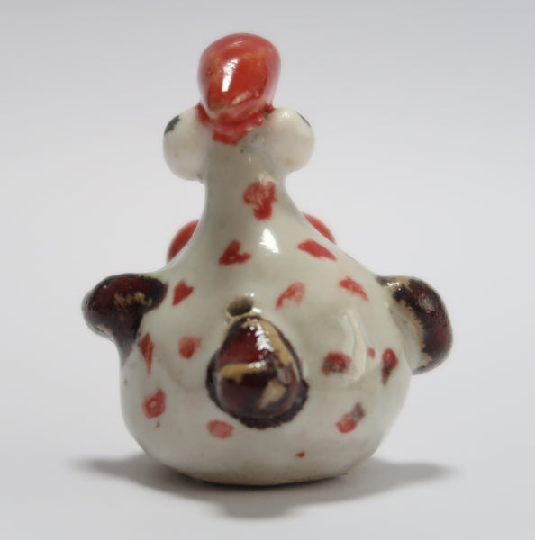 Shiwan Handcrafted Red Spotted Rooster