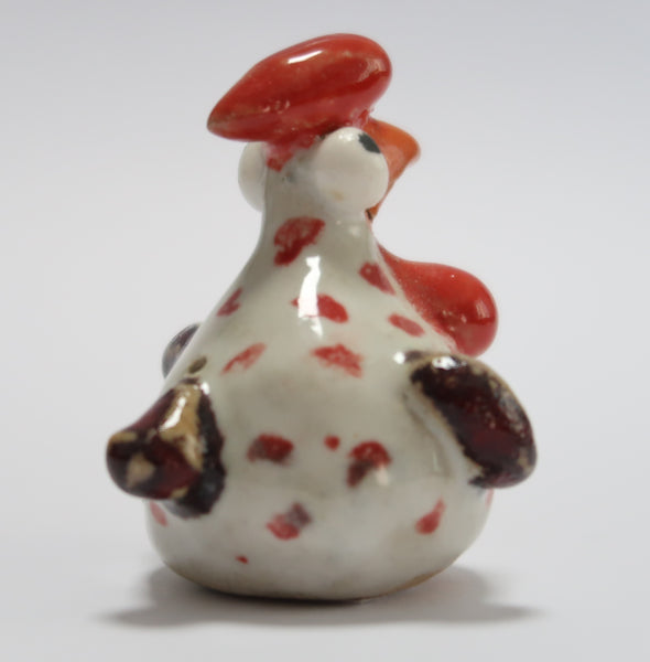 Shiwan Handcrafted Red Spotted Rooster